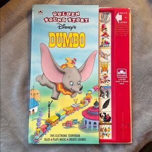 Disney's Dumbo Golden Sound Storybook, Vintage